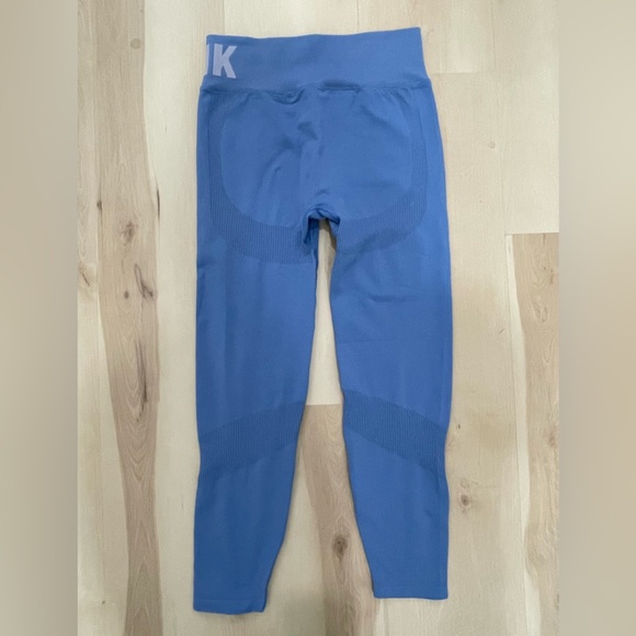 EUC Pink Active by Victoria Secret Seamless High Waist Leggings Blue. Size Large - Picture 9 of 11